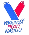 Logo hnutia Verejnosť proti násiliu